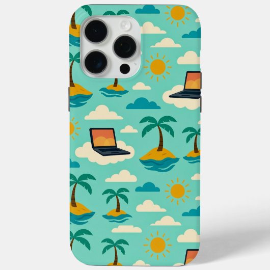 Virtueller Urlaub Case-Mate iPhone Hülle (Rückseite)