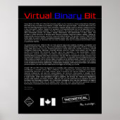 Virtuelles Binärbit Poster (Vorne)