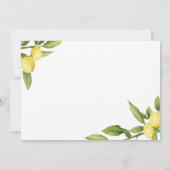 Virtuelles Brautparty für Wasserfarben per Mail Einladung (Rückseite)