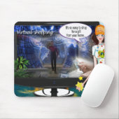 Virtuelles Einkaufen Mousepad (Mit Mouse)