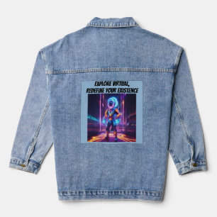 Virtuelles erkunden, Ihre Existenz neu definieren Jeansjacke