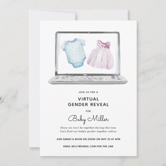 Virtuelles Geschlecht Einladung (Vorderseite)