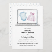 Virtuelles Geschlecht Einladung (Vorne/Hinten)