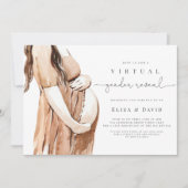  Virtuelles Geschlecht zeigt, dass er oder sie Boh Einladung (Vorderseite)