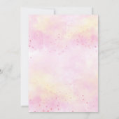 Virtuelles Laufwerk für Mädchen durch Kinderdusche Einladung (Rückseite)