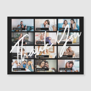 Virtuelles Online Geburtstag benutzerdefiniert 12  Magnetkarte