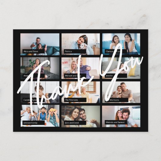 Virtuelles Online Geburtstag benutzerdefiniert 12 Postkarte (Vorderseite)