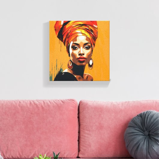 Virtuose Frau Leinwanddruck (Insitu (Wohnzimmer))