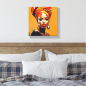 Virtuose Frau Leinwanddruck (Insitu (Schlafzimmer))