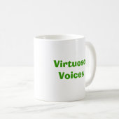 Virtuose-Stimmen Kaffeetasse (VorderseiteRechts)