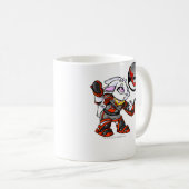 Virtupets Raumstations-Team-Kapitän 1 Kaffeetasse (VorderseiteRechts)