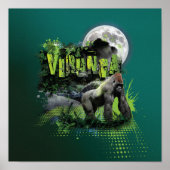 Virunga Mountain Gorilla Poster (Vorne)