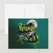 Virunga Mountain Gorilla Postkarte (Vorne/Hinten)