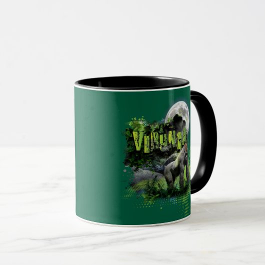 Virunga Mountain Gorilla Tasse (VorderseiteRechts)