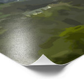 Virunga-Nationalpark, DR Kongo - Vulkan Fotodruck (Ecke)