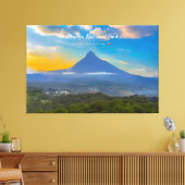 Virunga-Nationalpark, DR Kongo - Vulkan Leinwanddruck (Insitu (Wohnzimmer))