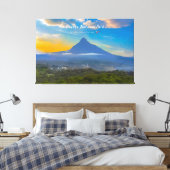 Virunga-Nationalpark, DR Kongo - Vulkan Leinwanddruck (Insitu (Schlafzimmer))