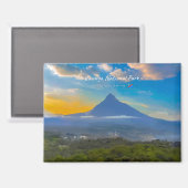 Virunga-Nationalpark, DR Kongo - Vulkan Magnet (Vorderseite/Rückseite)