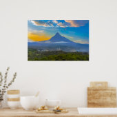 Virunga-Nationalpark, DR Kongo - Vulkan Poster (Küche)