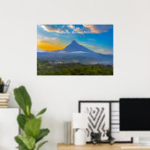 Virunga-Nationalpark, DR Kongo - Vulkan Poster (Heimbüro)