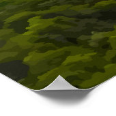 Virunga-Nationalpark, DR Kongo - Vulkan Poster (Ecke)