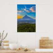 Virunga-Nationalpark, DR Kongo - Vulkan Poster (Küche)