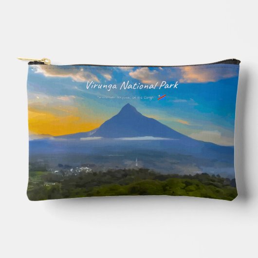 Virunga-Nationalpark, DR Kongo - Vulkan Zubehörtasche (Vorderseite)