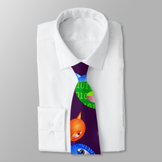 Virus-Hintergrund Krawatte (Gebunden)