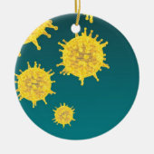 Virus Keramikornament (Vorne)