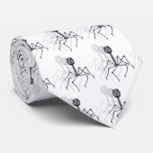 Virus-Krawatte des Bakteriophage-T4 Krawatte (Gerollt)