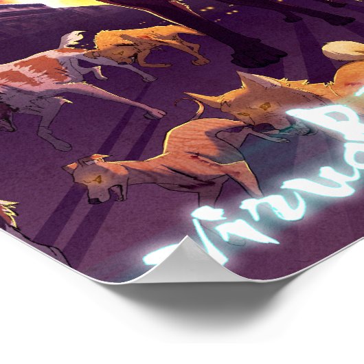 Virus-RISING-Poster Poster (Ecke)