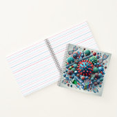 Virus Structures & Genetic Research Notizblock (Innenseite)