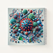Virus Structures & Genetic Research Notizblock (Rückseite)