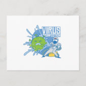 Virusinfektion Postkarte (Vorderseite)