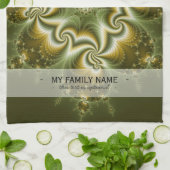 Virusmutation Küchentuch (Gefaltet)