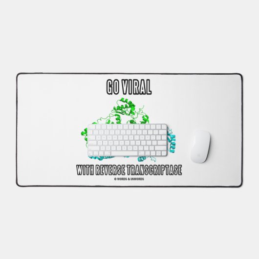 Virustatika mit umgekehrter Transkriptase Schreibtischunterlage (Tastatur & Maus)