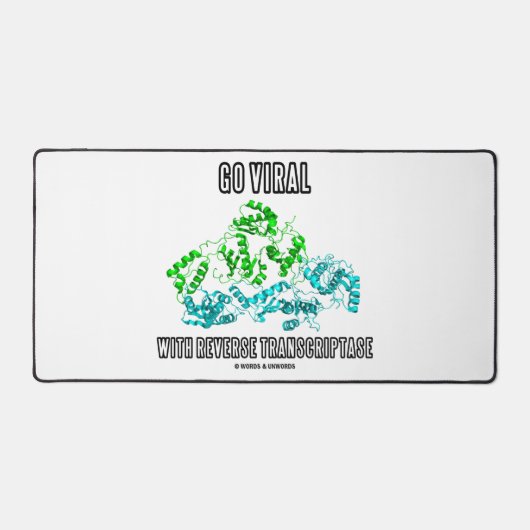 Virustatika mit umgekehrter Transkriptase Schreibtischunterlage (Vorderseite)