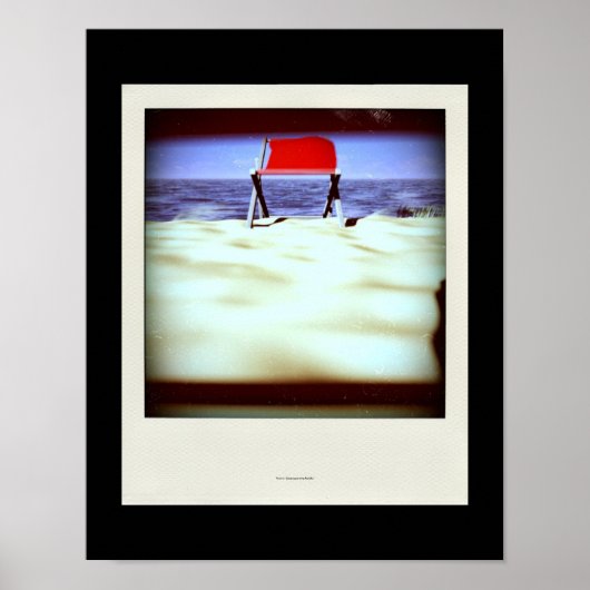 Vis-à-vis Variante 3D Computer Art Black Poster (Vorne)