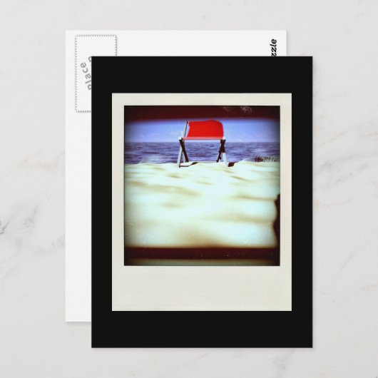 Vis-à-vis Variante 3D Computer Art schwarze Postka Postkarte (Vorne/Hinten)