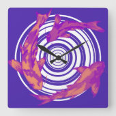 Vis Quadratische Wanduhr (Vorderseite)