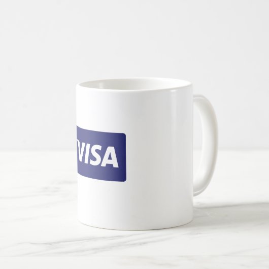Visa Kaffeetasse (VorderseiteRechts)