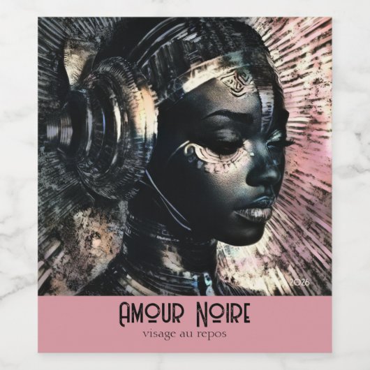 Visage au repos, BHM, Weinetikett (Einzelnes Label)