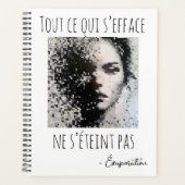 Visage brumeux en noir et blanc  planer (Vorderseite)