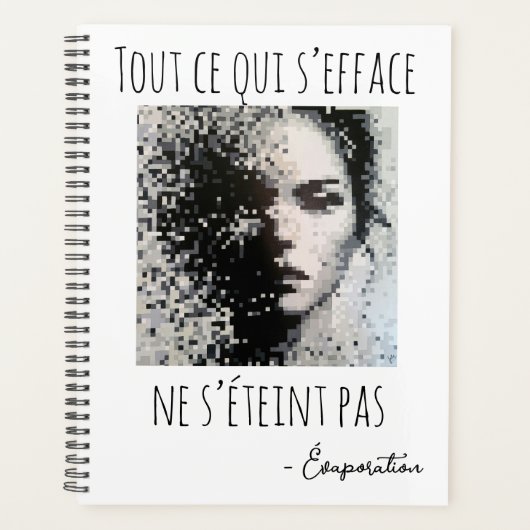 Visage brumeux en noir et blanc  planer (Vorderseite)