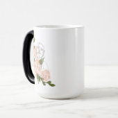 Visage floral minimal – roses douces verwandlungstasse (Vorderseite Links)