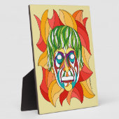 Visage Grimace Fotoplatte (Seite)