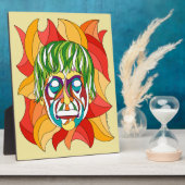 Visage Grimace Fotoplatte (Seite)