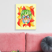 Visage Grimace Leinwanddruck (Insitu (Wohnzimmer))