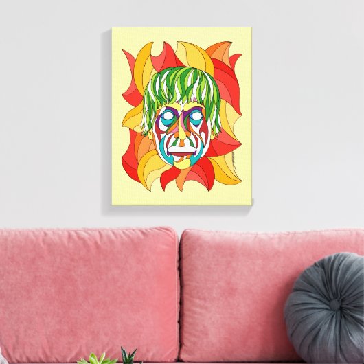 Visage Grimace Leinwanddruck (Insitu (Wohnzimmer))