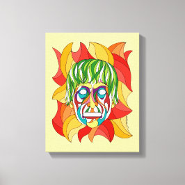 Visage Grimace Leinwanddruck